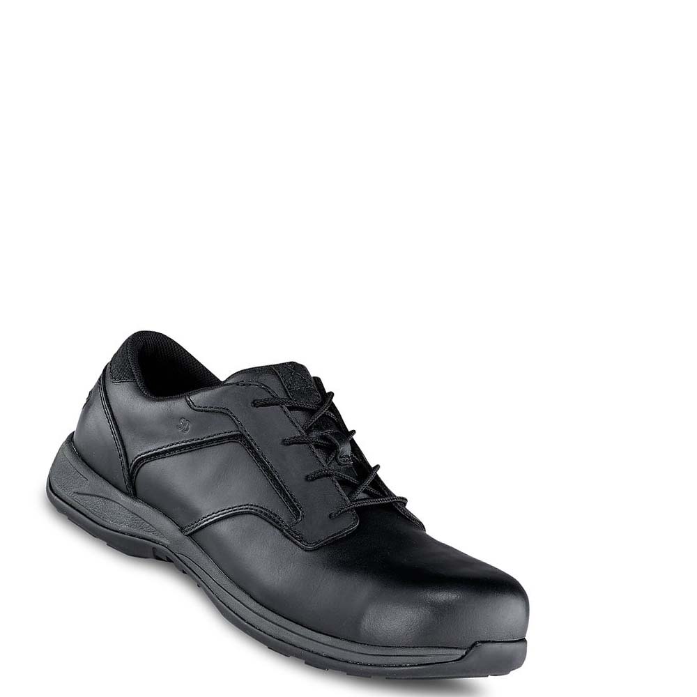 Black Men\'s Red Wing ComfortPro Soft Toe Oxfords Shoes | AU187ILH