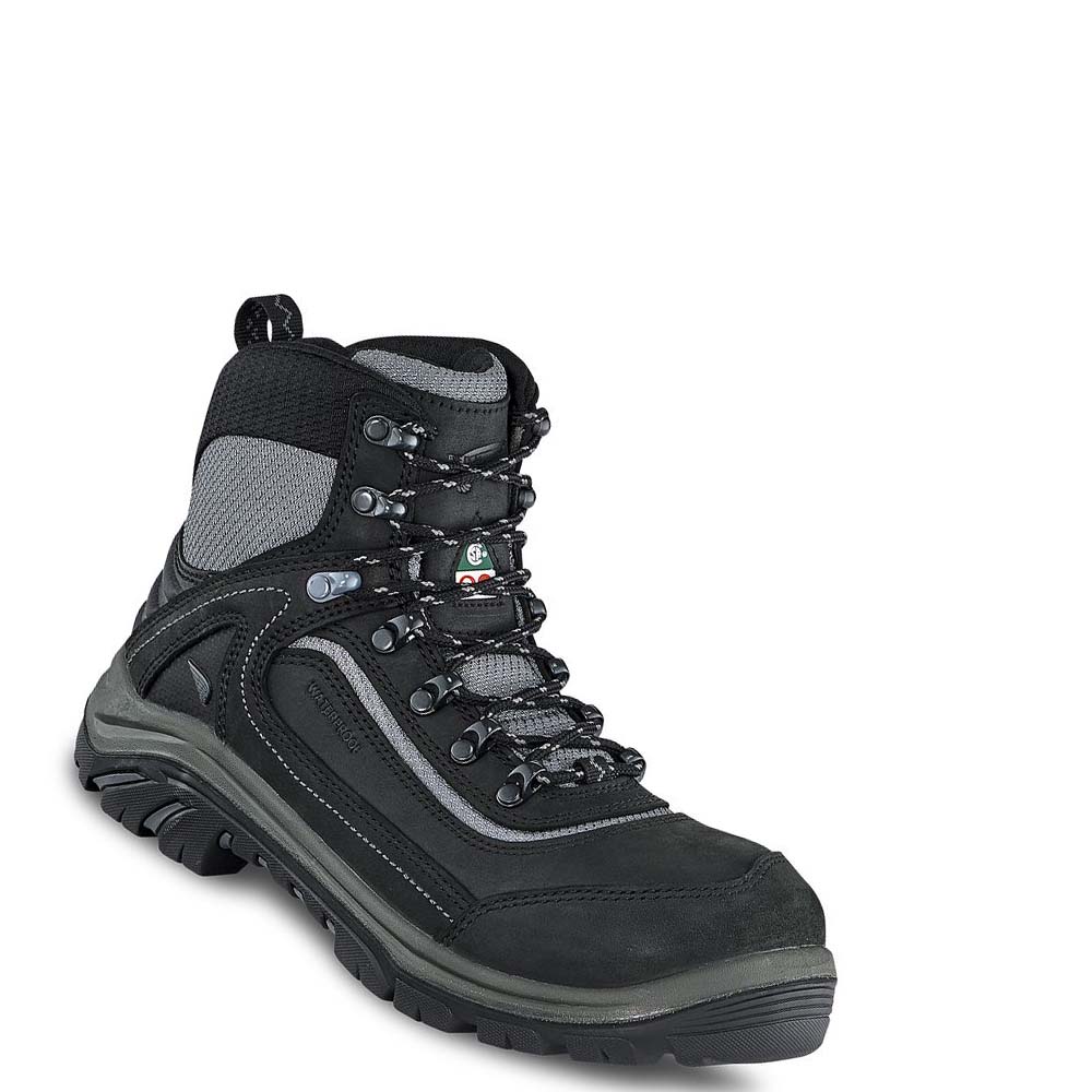 Black Women\'s Red Wing Tradeswoman 6-inch Waterproof CSA Toe Hiker Safety Boots | AU151KOR