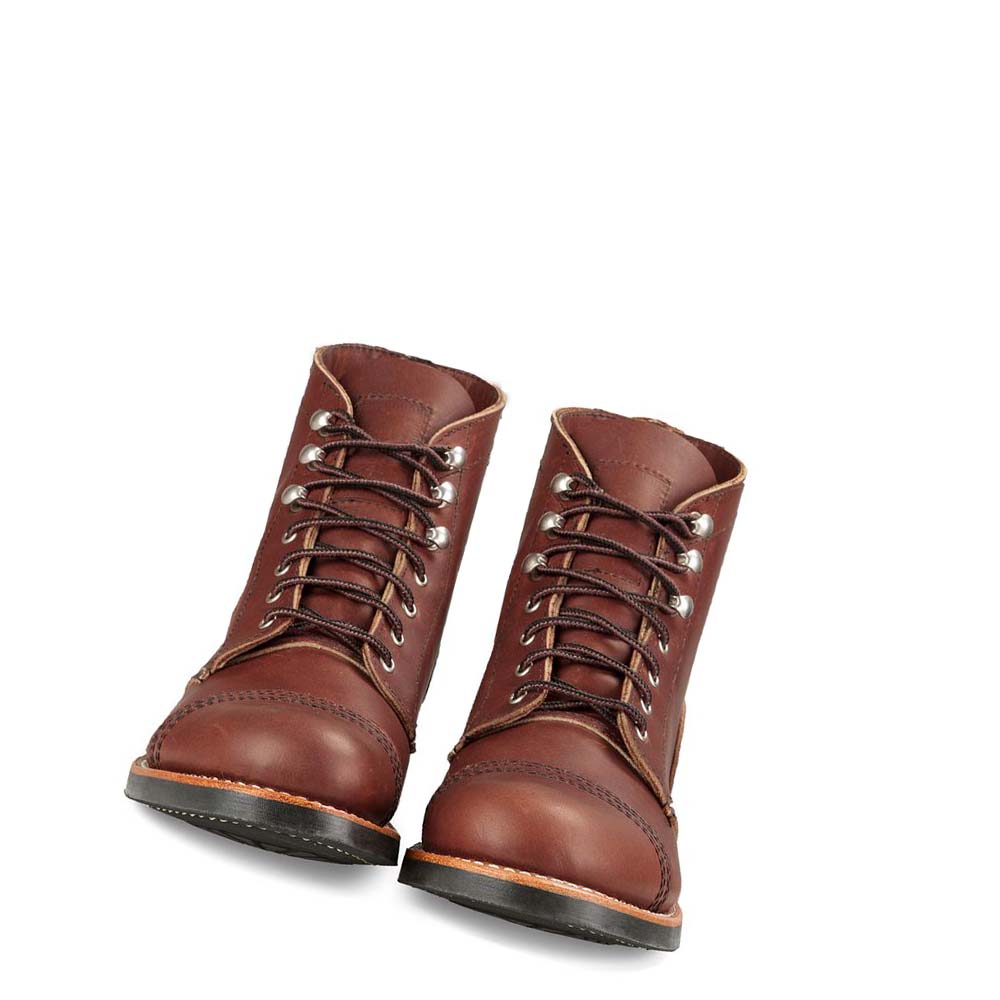 Brown Women's Red Wing IRON RANGER Heritage Short in Harness Leather Boots | AU137YXF