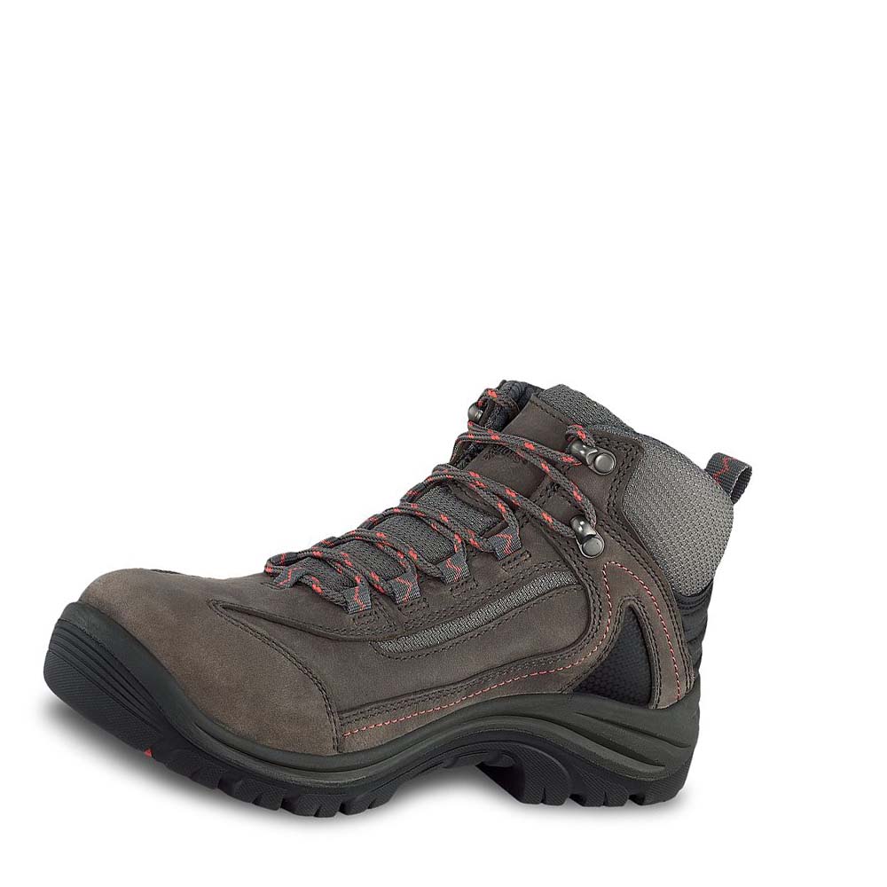 Brown Women's Red Wing Tradeswoman 5-inch Waterproof Toe Hiker Safety Boots | AU147CTV