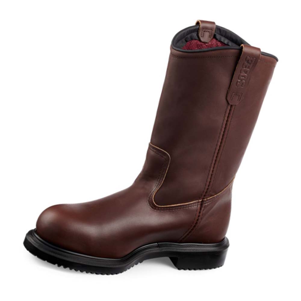 Burgundy Men's Red Wing SuperSole® 11-inch Insulated Safety Toe Pull On Boots | AU229KOR