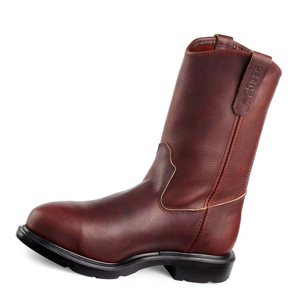 Burgundy Men's Red Wing SuperSole® 11-inch CSA Safety Toe Pull On Boots | AU22JPQ