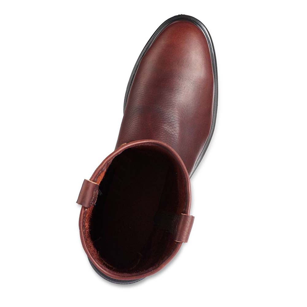 Burgundy Men's Red Wing SuperSole® 11-inch CSA Safety Toe Pull On Boots | AU22JPQ