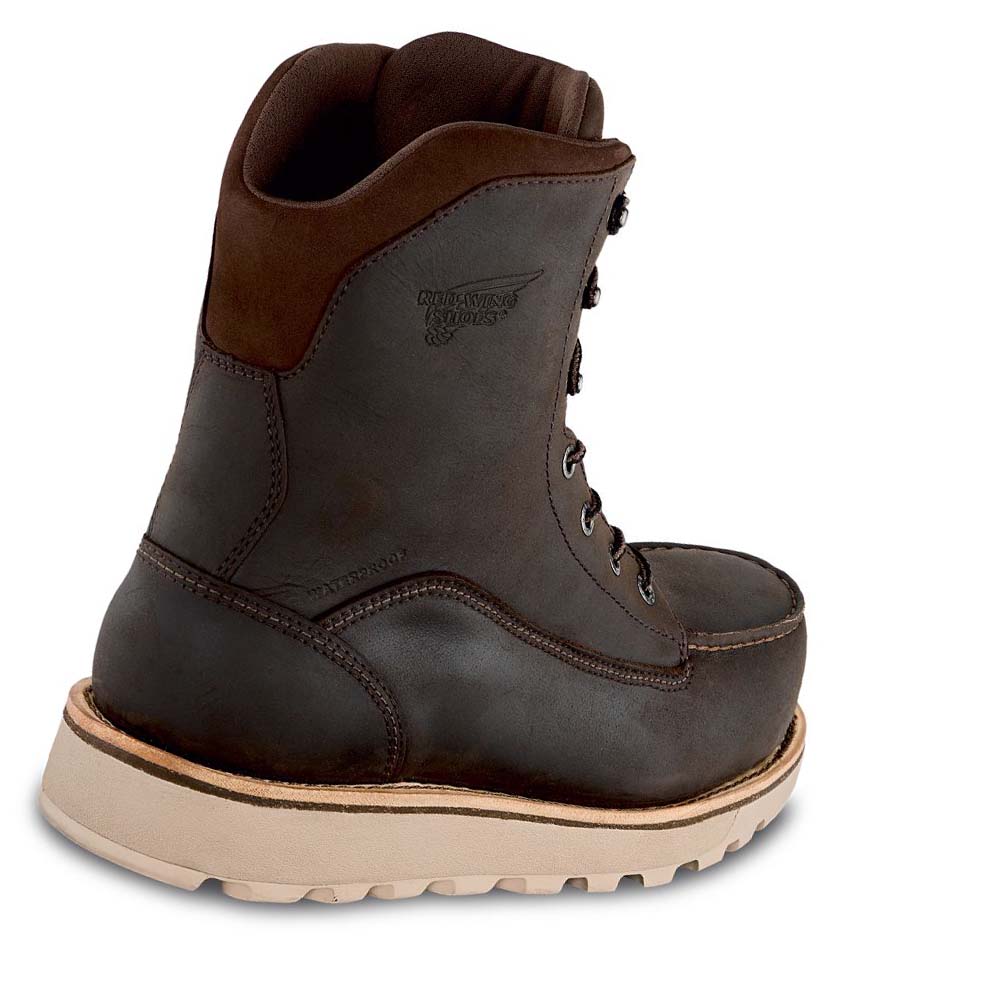 Coffee Men's Red Wing Brnr XP Waterproof CSA Safety Boots | AU349WNB