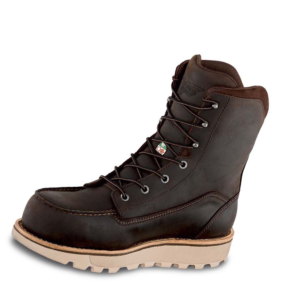 Coffee Men's Red Wing Brnr XP Waterproof CSA Safety Boots | AU349WNB