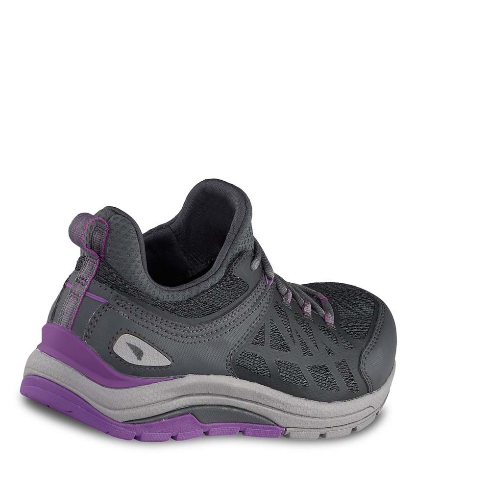 Grey / Purple Women's Red Wing CoolTech™ Safety Toe Athletic Work Shoes | AU100JPQ