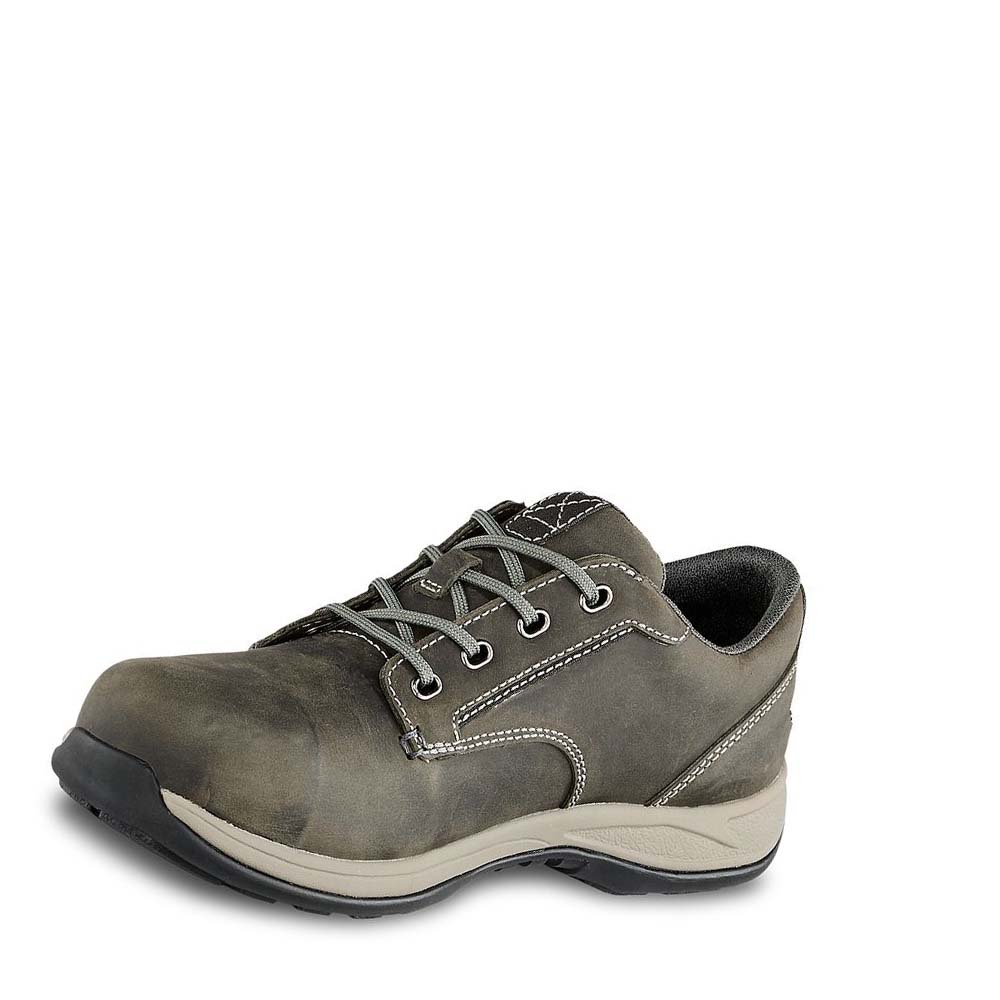 Olive Women's Red Wing ComfortPro Safety Toe Oxfords Shoes | AU109ILH