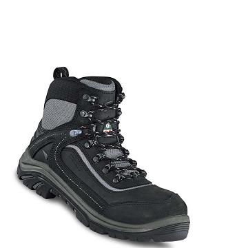 Black / Grey Women's Red Wing Tradeswoman 6-inch Waterproof CSA Safety Toe Hiker Work Boots | AU172VRW