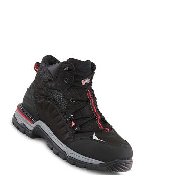 Black Men's Red Wing 5-inch Waterproof CSA Safety Toe Hiking Boots | AU260DFM