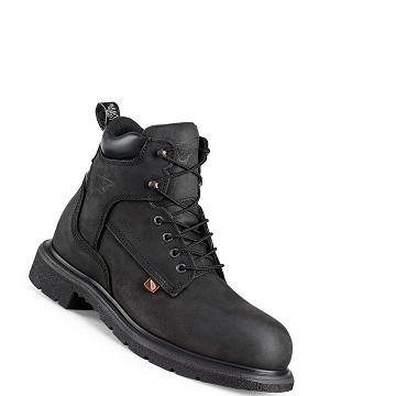 Black Men's Red Wing DynaForce® 6-inch Safety Toe Waterproof Boots | AU376QMA