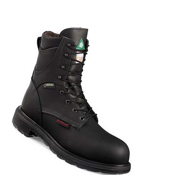 Black Men's Red Wing SuperSole® 2.0 8-inch Insulated, Waterproof CSA Safety Boots | AU286DFM