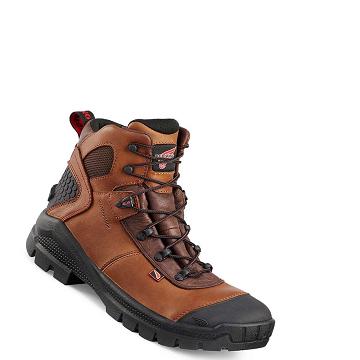 Brown Men's Red Wing Crv™ 6-inch Safety Toe Waterproof Boots | AU49HAP