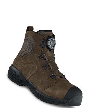 Brown Men's Red Wing Exos Lite 6-inch Safety Toe Waterproof Boots | AU42VRW