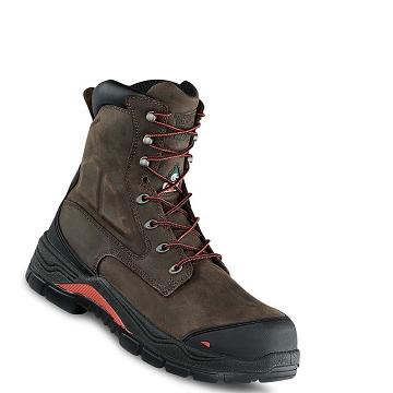 Olive Men's Red Wing King Toe® ADC 8-inch Insulated, Waterproof CSA Safety Boots | AU322EBC