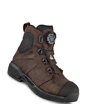 Taupe Men's Red Wing Exos Lite 6-inch CSA Safety Toe Waterproof Boots | AU54AHK